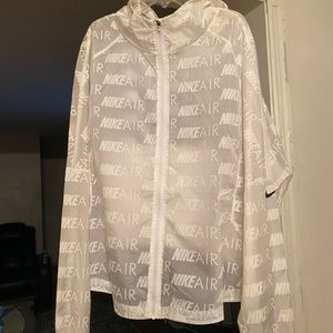 Nike Plus size 1XL womens see thru jacket